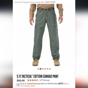 5.11 Tactical mens cargo 32x30